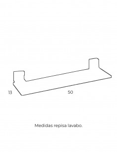 Repisa de baño - RUBI Crystal de PyP 2