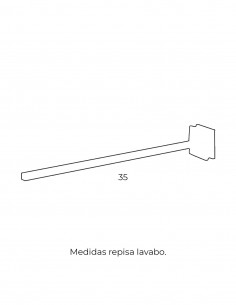Toallero barra fija - RUBI Crystal de PyP 2