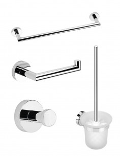 Pack accesorios cromo - negro/blanco ODEÓN de PyP