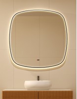 Espejo con bordes redondeados - CATANIA de LED Imex