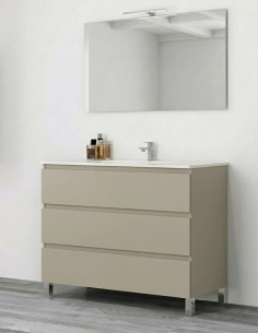 Mueble baño patas colores - lavabo incluido CORAL de Socimobel