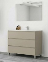 Mueble baño patas colores - lavabo incluido CORAL de Socimobel