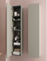 Columna baño madera gris mate