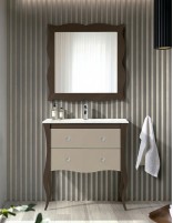 Mueble lavabo vintage de Socimobel modelo RONDA