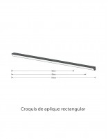 Aplique rectangular - NOVUS de BathDecor