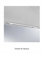 Aplique LED 81 cm - cromo de Manillons Torrent