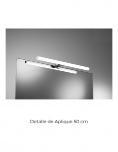 Aplique a pared LED 50 cm - cromo de Manillons Torrent 2