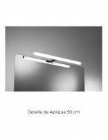 Aplique a pared LED 50 cm - cromo de Manillons Torrent