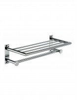 Toallero con repisa y perchas - inox. cepillado ECO de Manillons Torrent
