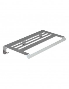 Repisa con toallero y perchas acero inox. - SLIM de Manillons Torrent