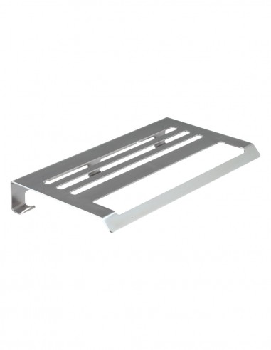 Repisa con toallero y perchas acero inox. - SLIM de Manillons Torrent