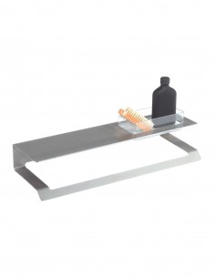 Repisa con toallero acero....