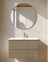 Conjunto 2 cajones + lavabo capuccino