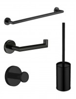 Pack de accesorios para baño - negro/black gun metal ECO de Manillons Torrent