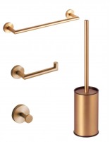 Pack de accesorios para baño - oro cepillado/bronce ECO de Manillons Torrent