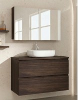 Conjunto sobre encimera - 2 cajones + lavabo hugo