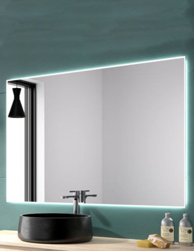 Espejo rectangular con luz LED - SANTORINI de Eurobath
