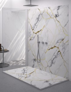 Panel revestimiento pared - ducha diseño 3D de Bath Plus 2