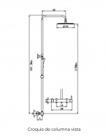 Columna monomando cobre - Inverter UNIK de GME