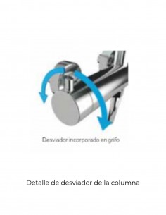 Columna monomando titanio - Inverter UNIK de GME 2