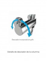 Columna monomando titanio - Inverter UNIK de GME