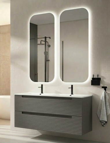 Mueble baño Visobath Kyoto ceniza