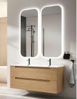 Mueble baño Visobath Kyoto - 120 cm. 2 cajones lavabo Flat incluido
