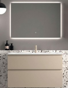 Avila Dos Carmen - Mueble de baño con 2 cajones colores