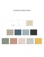 Carmen Avila Dos - costados vistos mueble de baño con 2 cajones colores