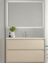 Carmen Avila Dos - costados vistos mueble de baño con 2 cajones colores