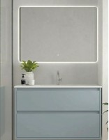 Carmen Avila Dos - costados vistos mueble de baño con 2 cajones colores