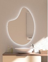 Espejo LED forma orgánica - BUILD de BathDecor