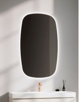 Espejo LED forma barril - WHITE de BathDecor