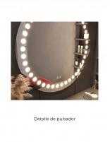 Espejo con arenado interior y luz frontal - ITALIAN de BathDecor