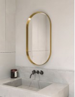 Espejo con marco metálico ovalado - MILAN NOL de BathDecor
