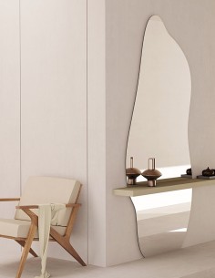 Espejo con forma orgánica - ADÁN 2 NOL de BathDecor