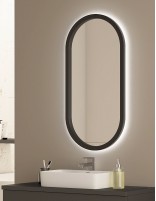 Espejo ovalado con marco de polímetro - ROMAN de BathDecor