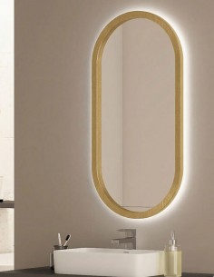 Espejo ovalado con marco de polímetro - ROMAN de BathDecor 2