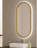 Espejo ovalado con marco de polímetro - ROMAN de BathDecor