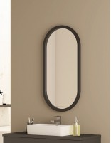 Espejo ovalado con marco de polímetro - ROMAN NOL de BathDecor