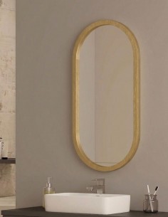 Espejo ovalado con marco de polímetro - ROMAN NOL de BathDecor 2
