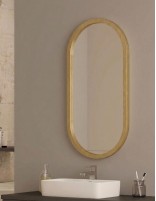 Espejo ovalado con marco de polímetro - ROMAN NOL de BathDecor