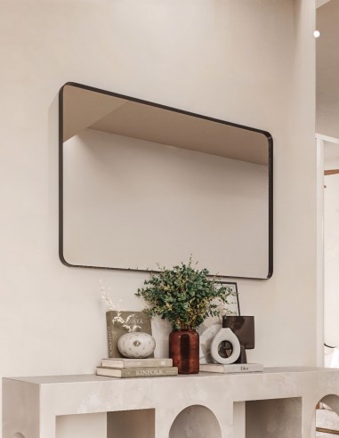 Espejo rectangular con marco metálico - ADRIANO NOL de BathDecor