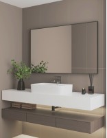 Espejo rectangular con marco metálico - TONY NOL de BathDecor