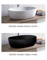 Conjunto de baño 1 cajón detalle lavabos