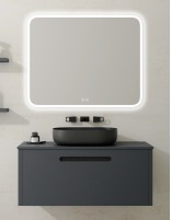 Conjunto de baño 1 cajón gris bromo