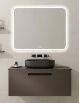 Conjunto de baño 1 cajón café