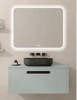 Conjunto de baño 1 cajón fog green