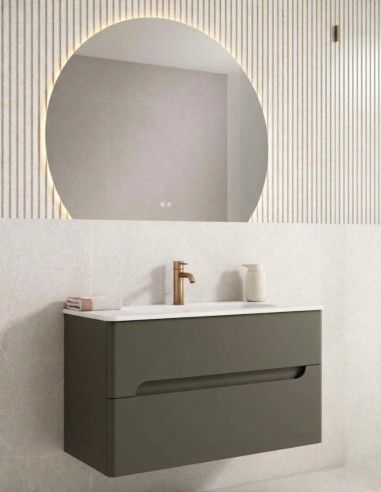 Mueble de baño Visobath Onda Ceniza