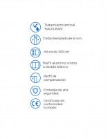 Mampara frontal para ducha datos